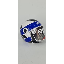 Casco jet BRK OF510 Blanco/azul - Imagen 1