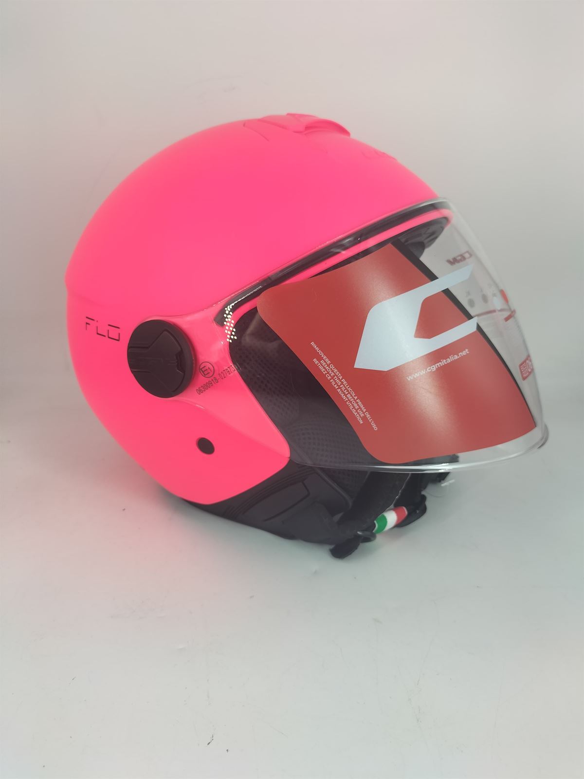 Casco jet CGM 167A Flo Mono Rosa - Imagen 1