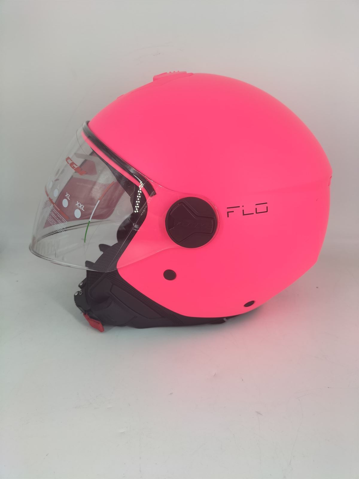 Casco jet CGM 167A Flo Mono Rosa - Imagen 4