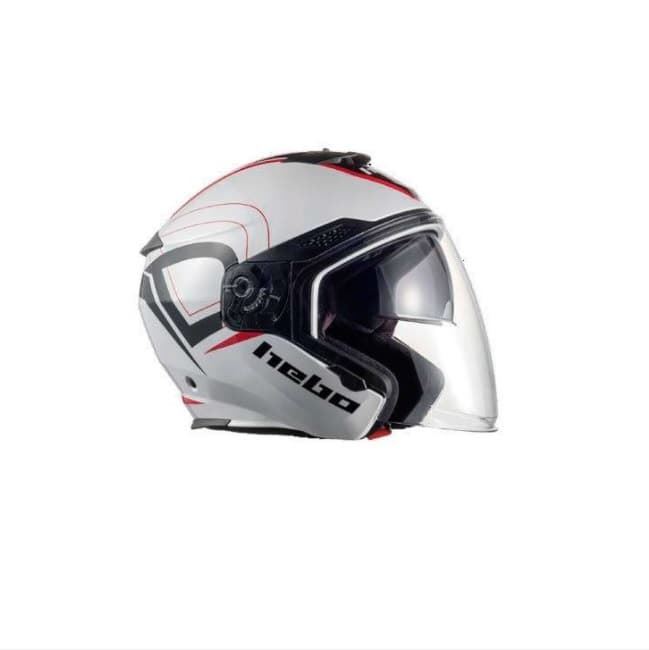 Casco jet Hebo TMX blanco - Imagen 1