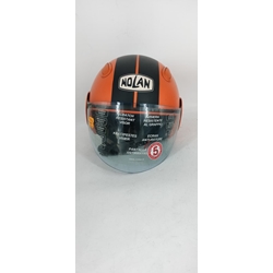 Casco jet Nolan N31 naranja/negro mate - Imagen 2
