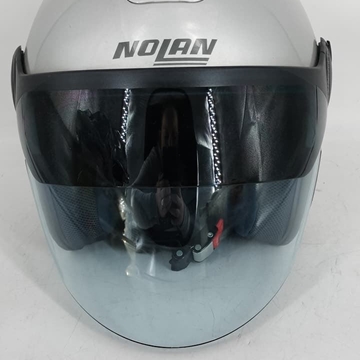 Casco jet Nolan N42 Classic N-Com plata - Imagen 2
