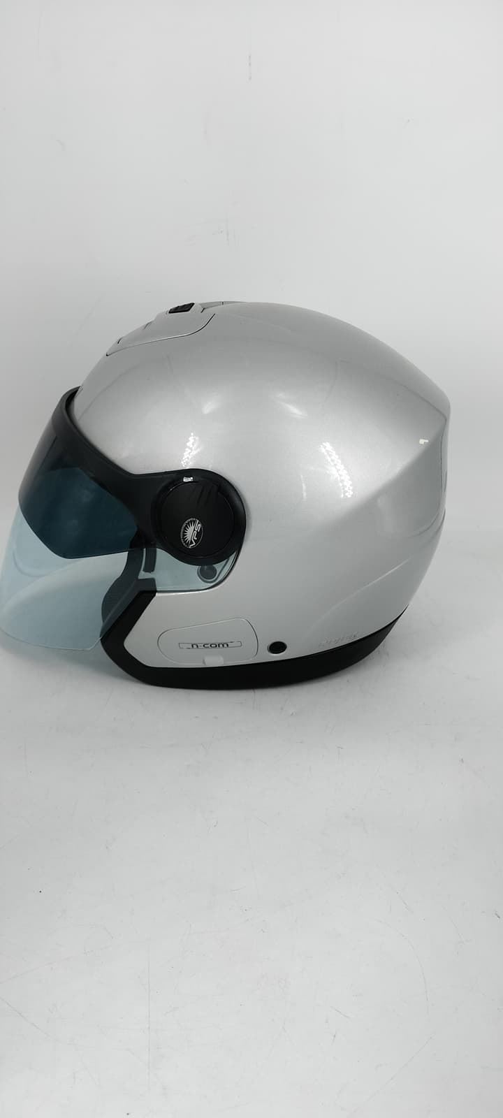 Casco jet Nolan N42 Classic N-Com plata - Imagen 3