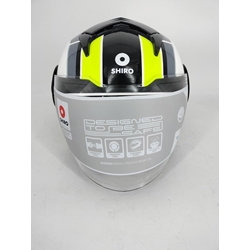 Casco jet Shiro Athenas fluor/blanco - Imagen 2