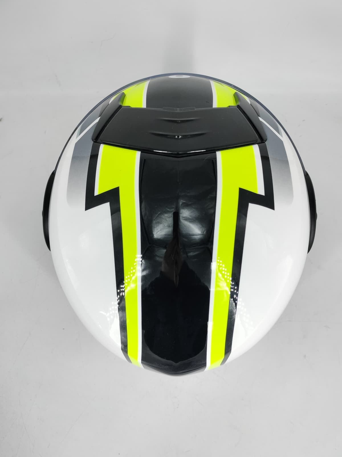 Casco jet Shiro Athenas fluor/blanco - Imagen 4