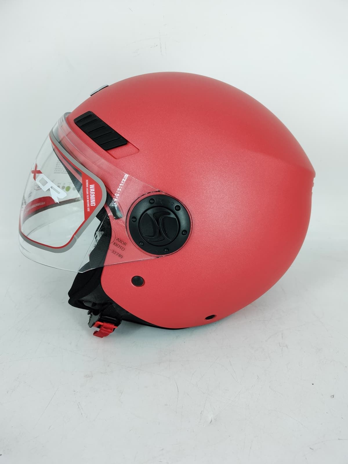Casco jet Shiro Axor Kioto rojo - Imagen 3
