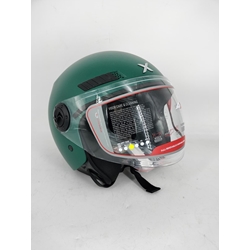 Casco jet Shiro Axor Kioto verde - Imagen 1