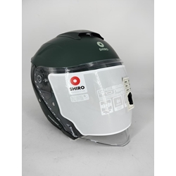 Casco jet Shiro OF836 Capri verde - Imagen 1