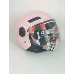 Casco jet Shiro SH-62 GS Arena rosa - Imagen 1
