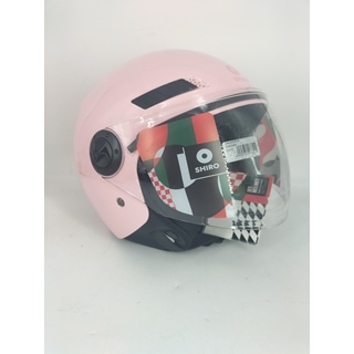 Casco jet Shiro SH-62 GS Arena rosa - Imagen 1