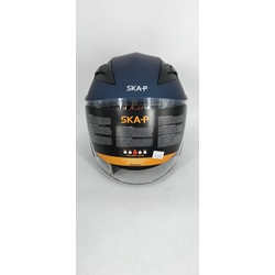 Casco jet SKA-P Bolt azul mate - Imagen 2