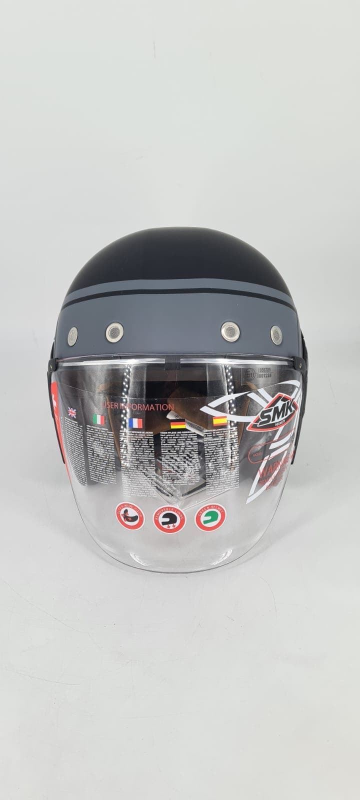 Casco jet SMK Retro jet Seven - Imagen 3