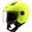 Casco jet Unik Astro amarillo fluor mate - Imagen 1