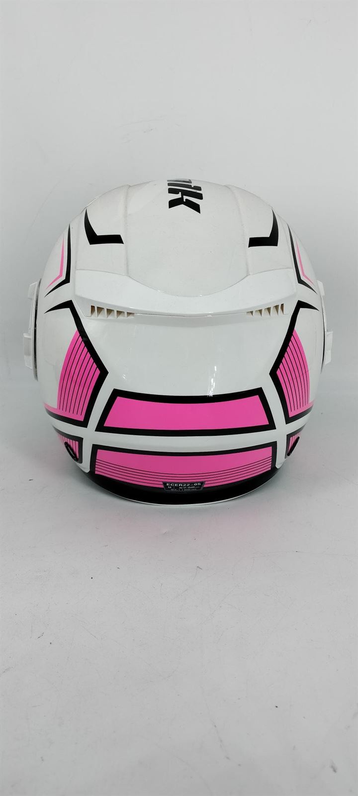 Casco jet Unik CJ-11 Blanco/rosa - Imagen 5