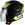 Casco jet Unik CJ-11 Negro/amarillo fluor mate - Imagen 1