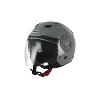 Casco jet Unik Mercury gris mate - Imagen 2