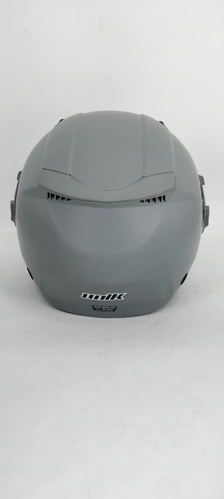 Casco jet Unik Mercury gris mate - Imagen 5