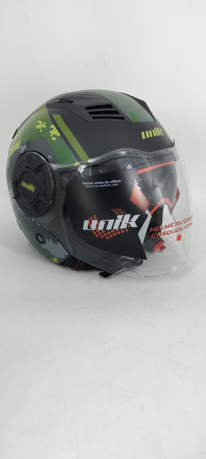 Casco jet Unik Mercury militar mate - Imagen 1