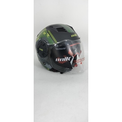 Casco jet Unik Mercury militar mate - Imagen 1