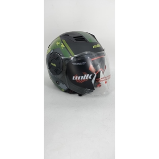 Casco jet Unik Mercury militar mate - Imagen 1