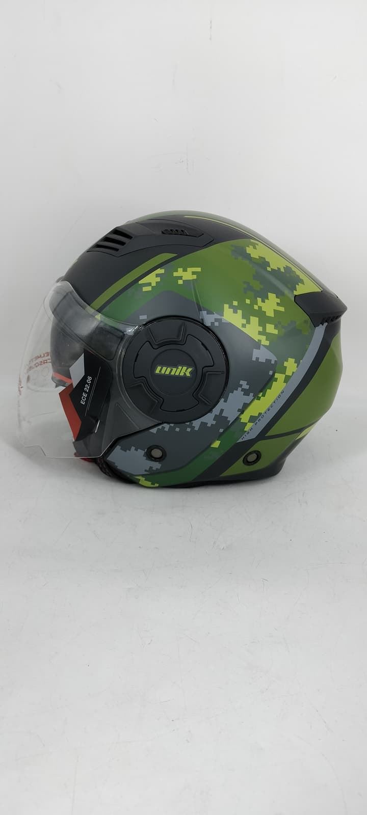 Casco jet Unik Mercury militar mate - Imagen 3