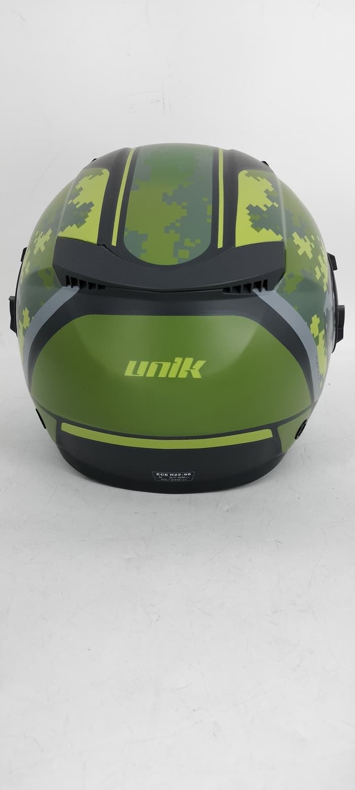 Casco jet Unik Mercury militar mate - Imagen 4