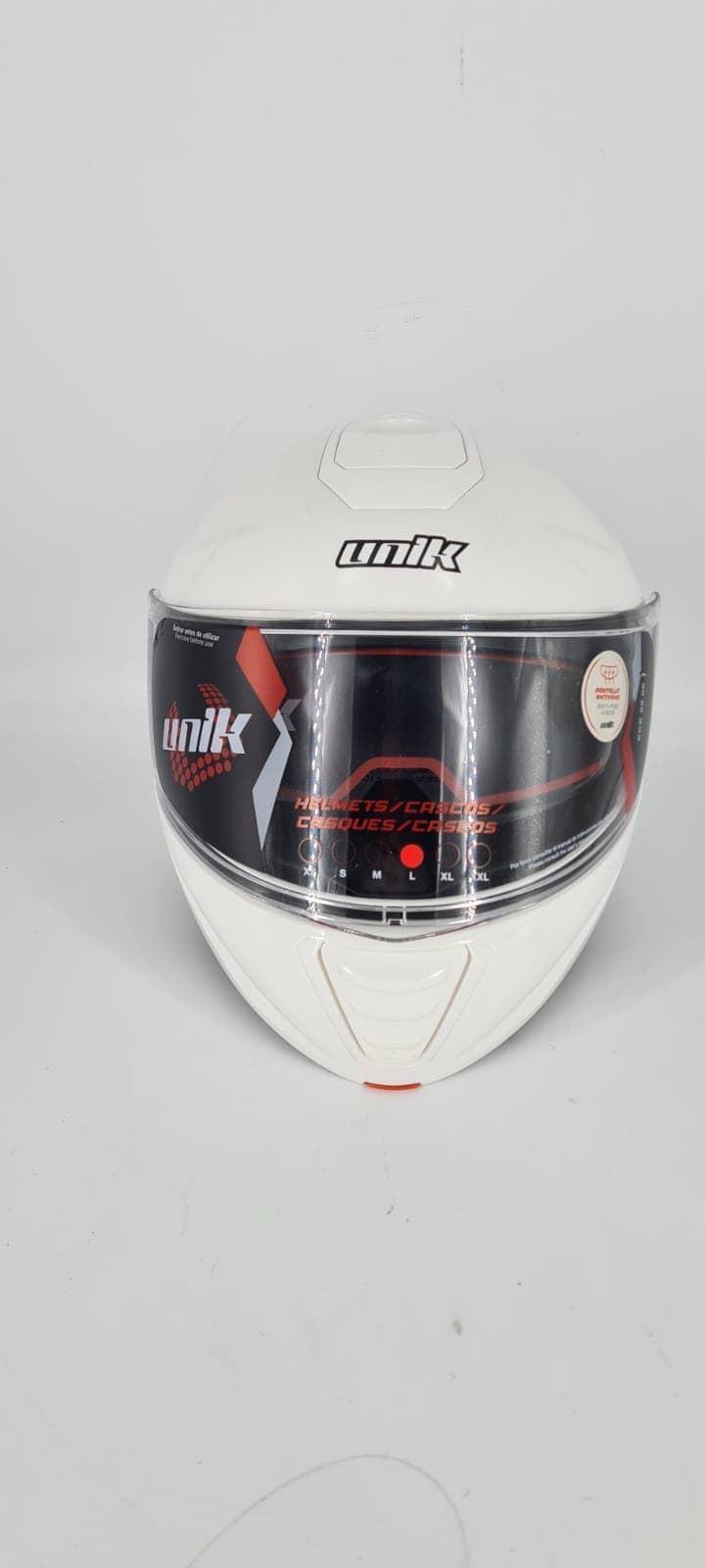 Casco modular Unik Comet DV blanco - Imagen 5