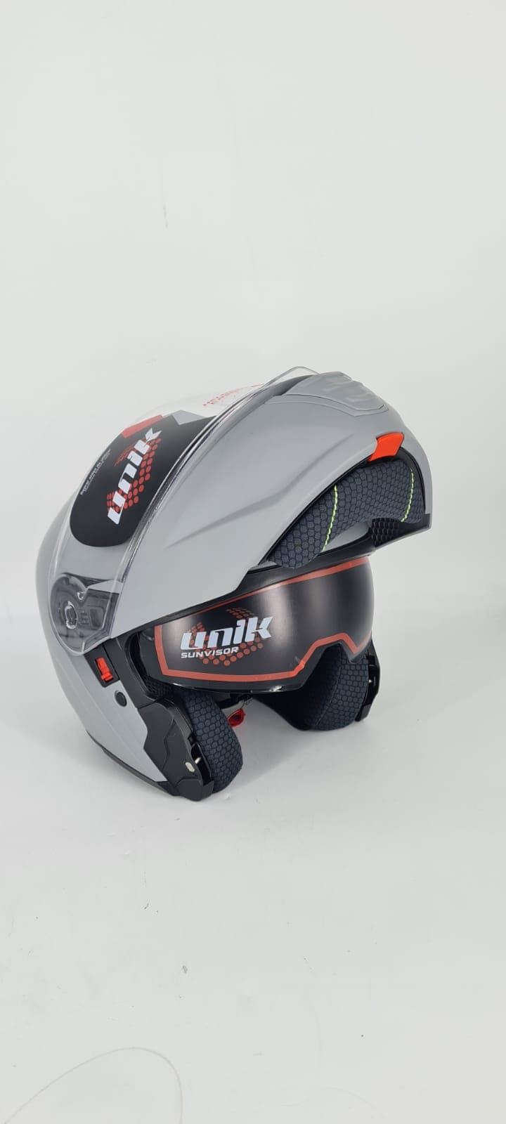 Casco modular Unik Comet DV gris - Imagen 1