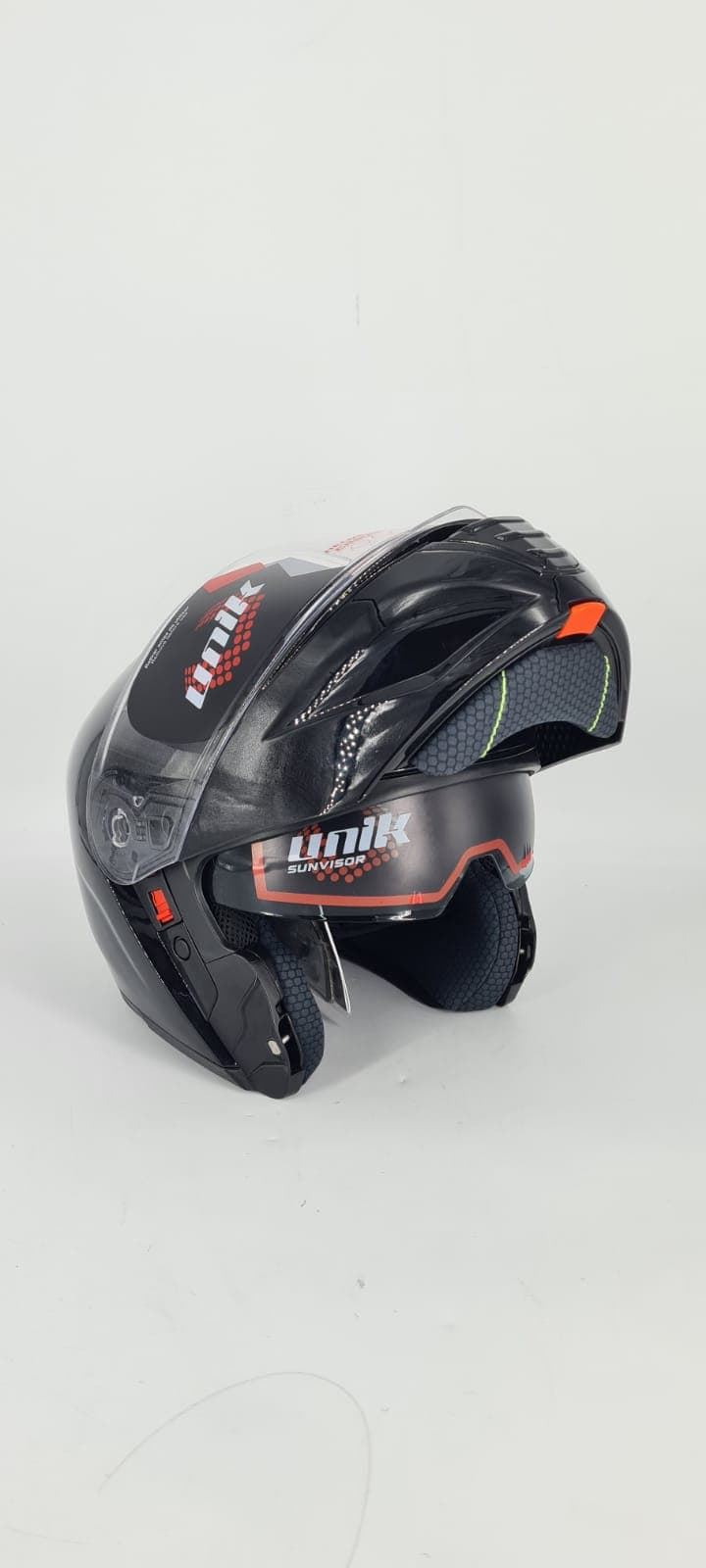 Casco modular Unik Comet DV negro - Imagen 1