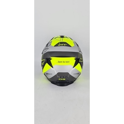 Casco Mots Jump Up03 Gris/amarillo mate - Imagen 2