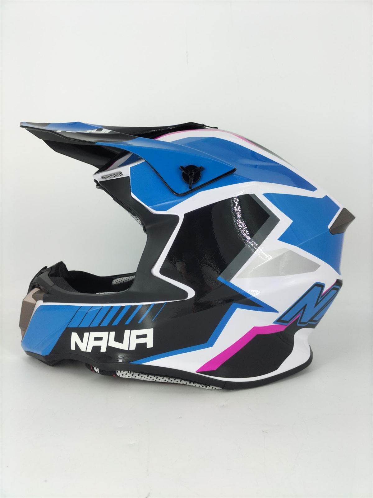 Casco Nava Mx azul/rosa - Imagen 1