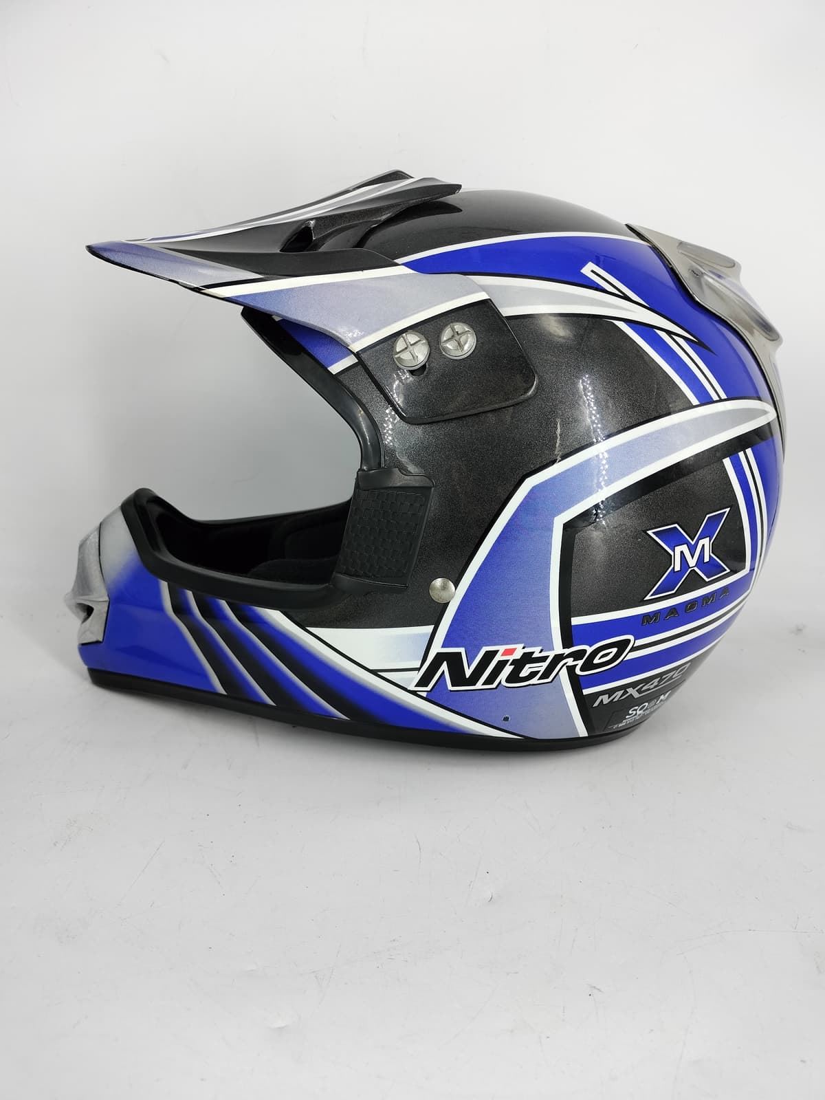 Casco Nitro Magma MX-470 Azul - Imagen 3