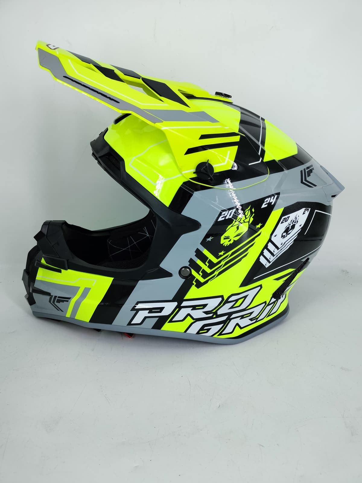 Casco Progrip 3080 fluor/negro - Imagen 1
