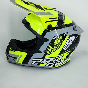 Casco Progrip 3080 fluor/negro - Imagen 1