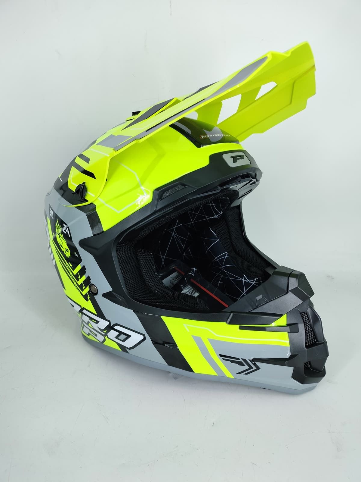 Casco Progrip 3080 fluor/negro - Imagen 2