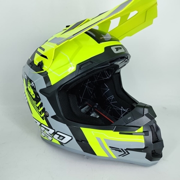 Casco Progrip 3080 fluor/negro - Imagen 2