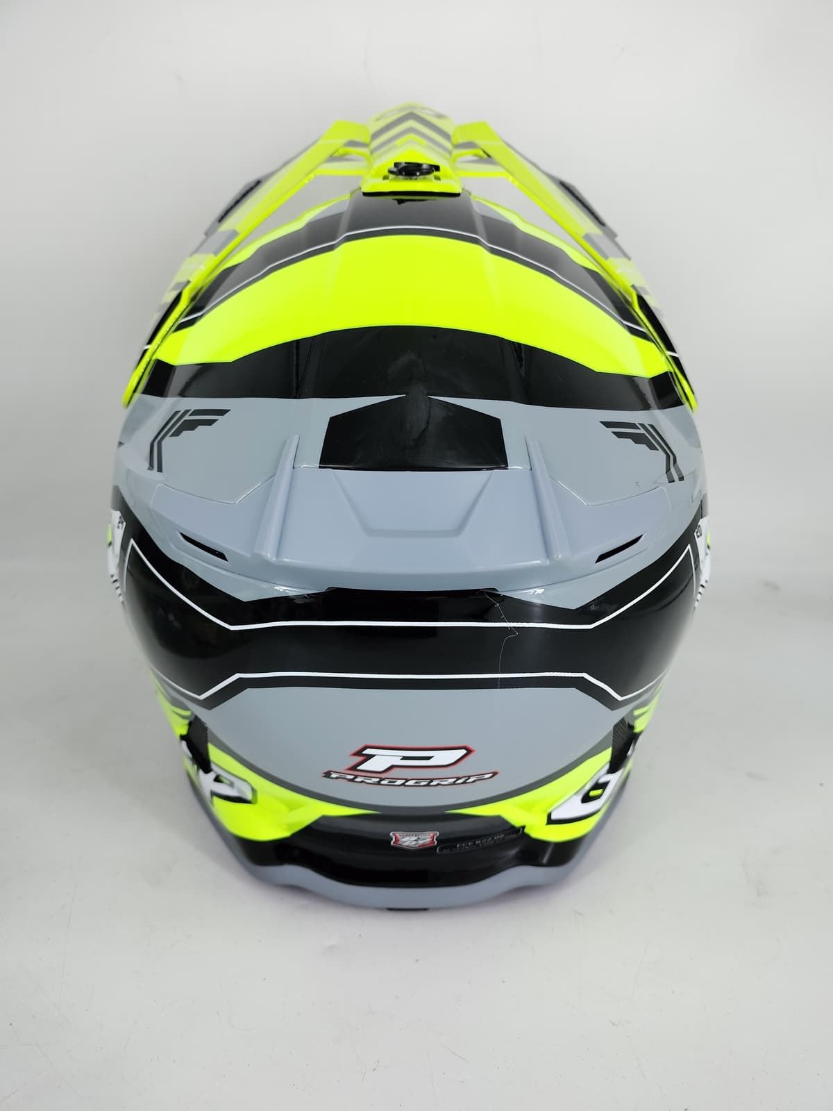 Casco Progrip 3080 fluor/negro - Imagen 4