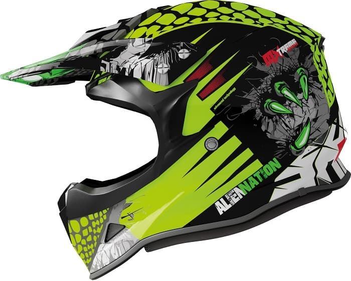 Casco Shiro MX307-308 Alien Nation amarillo - Imagen 1