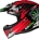 Casco Shiro MX307-308 Alien Nation rojo - Imagen 1