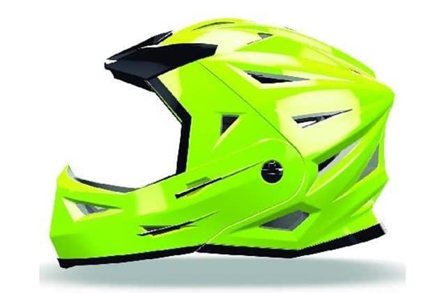 Casco Shiro SH-204 Xtreme amarillo - Imagen 1