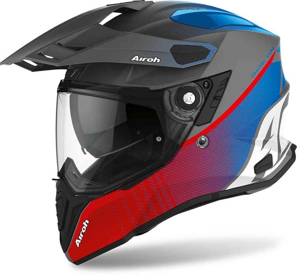 Casco Trail Airoh Commander Progress equipacion moto offroad