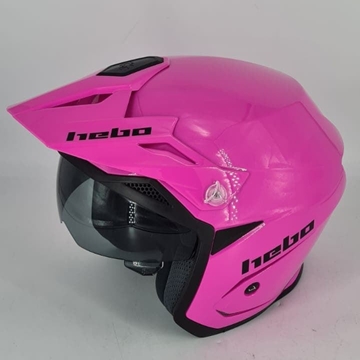 Casco trial Hebo Zone 5 rosa - Imagen 1