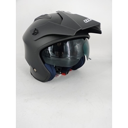 Casco trial Unik CT-07 negro mate - Imagen 1