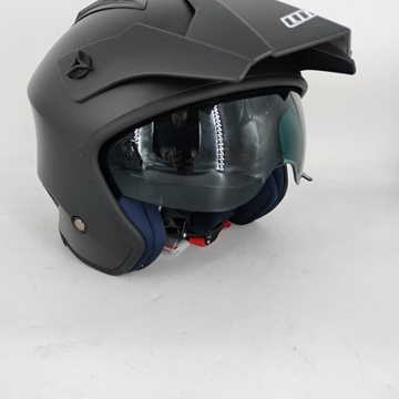 Casco trial Unik CT-07 negro mate - Imagen 1