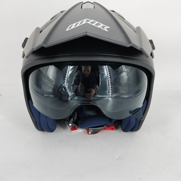 Casco trial Unik CT-07 negro mate - Imagen 2