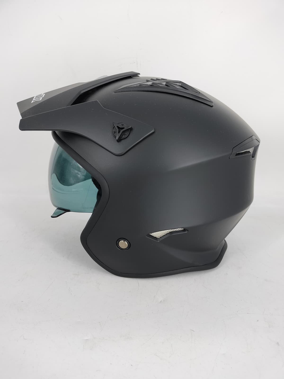 Casco trial Unik CT-07 negro mate - Imagen 3