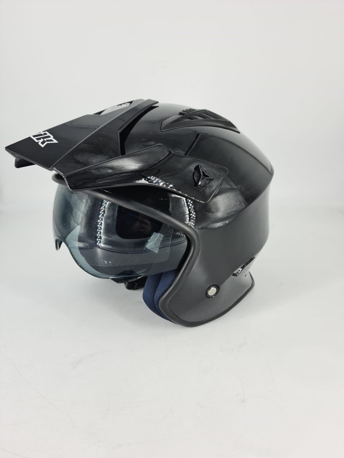 Casco trial Unik CT-07 negro - Imagen 1