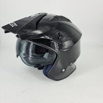 Casco trial Unik CT-07 negro - Imagen 1
