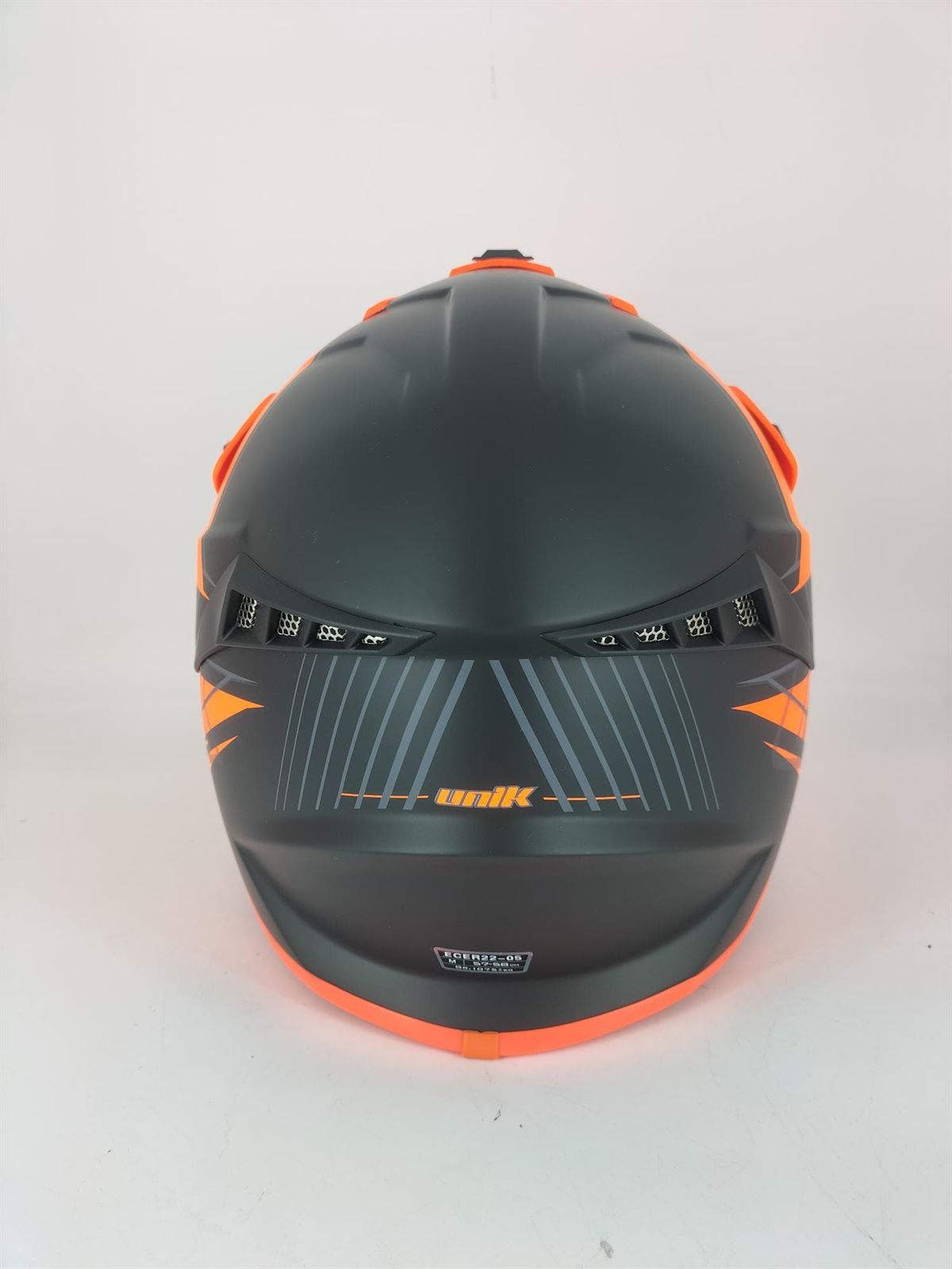 Casco Unik CFX-18 tricomposite naranja - Imagen 4