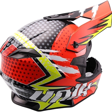 Casco Unik CX-14 Speed naranja - Imagen 2